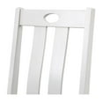 thumbnail image 6 of Furniture of America Zinia Transitional Wood 5-Piece Dining Table Set in White, 6 of 7