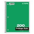 Tops, TOP65581, 5 Subject College Ruled Notebook (Assorted Colors