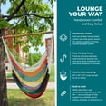 thumbnail image 6 of Bliss Hammocks Island Rope Hammock Chair W/ Spreader Bar - Multi-Color, 60" L x 40" W, 6 of 13