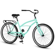 26” Steel Frame Single Speed Beach Cruiser Bike Comfort Ride