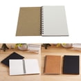 thumbnail image 2 of 2 cuadernos de espiral con papel interior blanco para pintar, dibujar y escribir, 50 hojas, 2 of 6