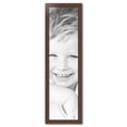 thumbnail image 2 of ArtToFrames 13" x 49" Honors Mahogany with Gold Picture Frame, 13x49 inch Brown Wood Poster Frame (WOM-5156), 2 of 7