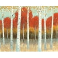 thumbnail image 2 of Wiens, James 14x12 White Modern Wood Framed Museum Art Print Titled - Fall Promenade I Crop, 2 of 4