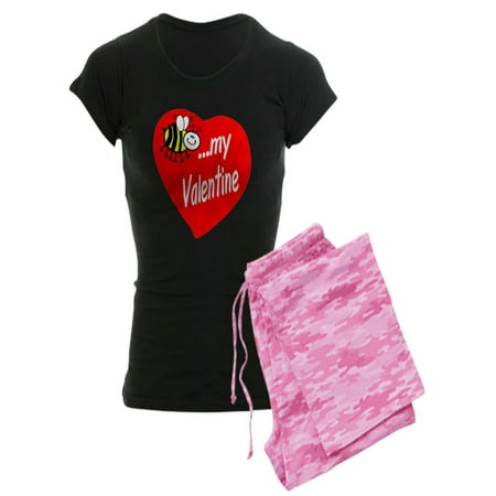 

CafePress - Bee My Valentine Pajamas - Women s Dark Pajamas