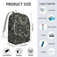 thumbnail image 5 of Dark Goth Moon and Star Backpack, Durable School Bag with Mystical Celestial Sky and Lunar Constellation Print, 5 of 5