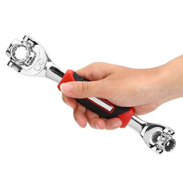 Conveniente Llave De Vaso Giratoria, Llave De Vaso 8 En 1, Herramienta Manual De Llave De Dos Extremos Difícil De Corroer Para Reparación De Muebles Reparación De Automóviles ANGGREK Herramientas