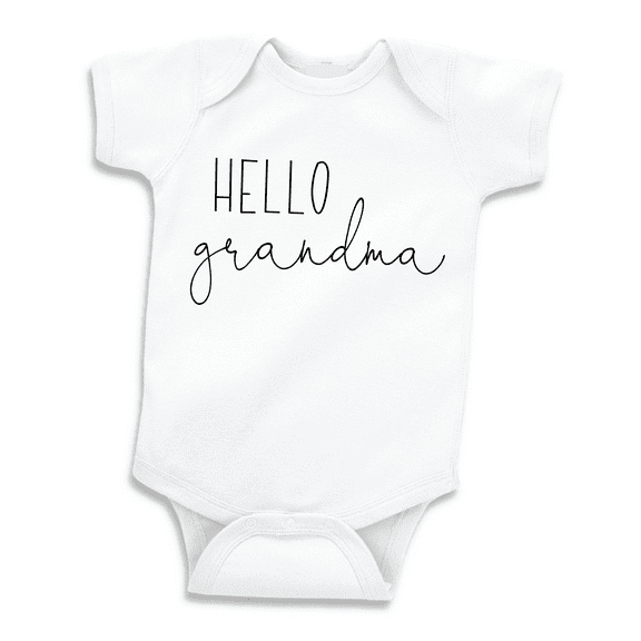 Bump and Beyond Designs Hello Grandma Pregnancy Announcement