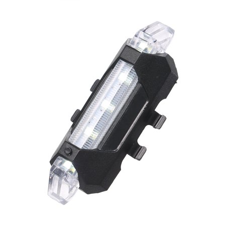 3.7V 0.5W USB Rechargeable LED Bike Light 4 Lighting Modes Bike Tail Light Built in 3.7V 150mah Lithium Battery Safety Warning Lamp for Road Bike Mountain Side (Best Mountain Bike Lights 2019)