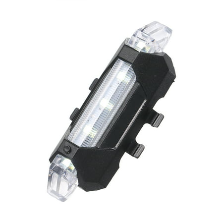 3.7V 0.5W USB Rechargeable LED Bike Light 4 Lighting Modes Bike Tail Light Built in 3.7V 150mah Lithium Battery Safety Warning Lamp for Road Bike Mountain Side