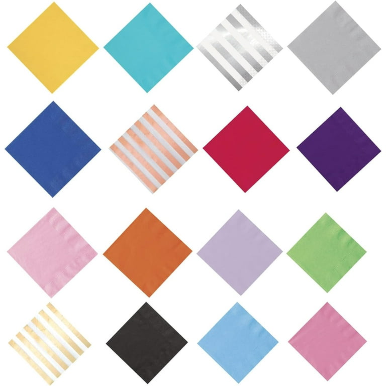Unique Industries Pastel Pink Lunch Napkins - Walmart.com