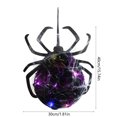 thumbnail image 3 of Deeceymbur Halloween Spider Wreath Door Hanging Artificial Rose Party Decoration 15.75x11.81in, 3 of 6