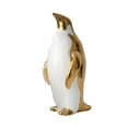 thumbnail image 3 of jifeng Penguin Statue Art Works Animal Sculpture for Desktop Bookcase Office Golden Dad, 3 of 9