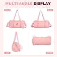 thumbnail image 4 of Bolsa de Danza Uxcell, Bolsa de Yoga con Letra Inicial Personalizada y Correa Ajustable & Compartimento para Zapatos, Pequeña Bolsa de Viaje de Ballet Rosa & A-Ajuste (Bolsa de Ballet/Yoga/Viaje), 4 of 6