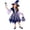 Z9-Dark Purple, variant on MuXiKeJi Clothes Halloween Gown Kids Court Style Fluffy Mesh Tutu Piece Multi-Layer Skirt Outfit for Holiday Party School Stage Performances Girls Halloween Gown