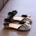 thumbnail image 6 of Ymyiu Girls' Sandals Toddler Girls Sandals Open Toe Cute Flats Dress Sandals Cross Strappy Summer Shoes Toddler Little Kid Big Kid Size 13 (Black,Little Kids 13), 6 of 7