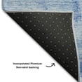 thumbnail image 3 of Addison Rugs Mayfield Washable Transitional Modern Blue Round Rug, 8' x 8', 3 of 5