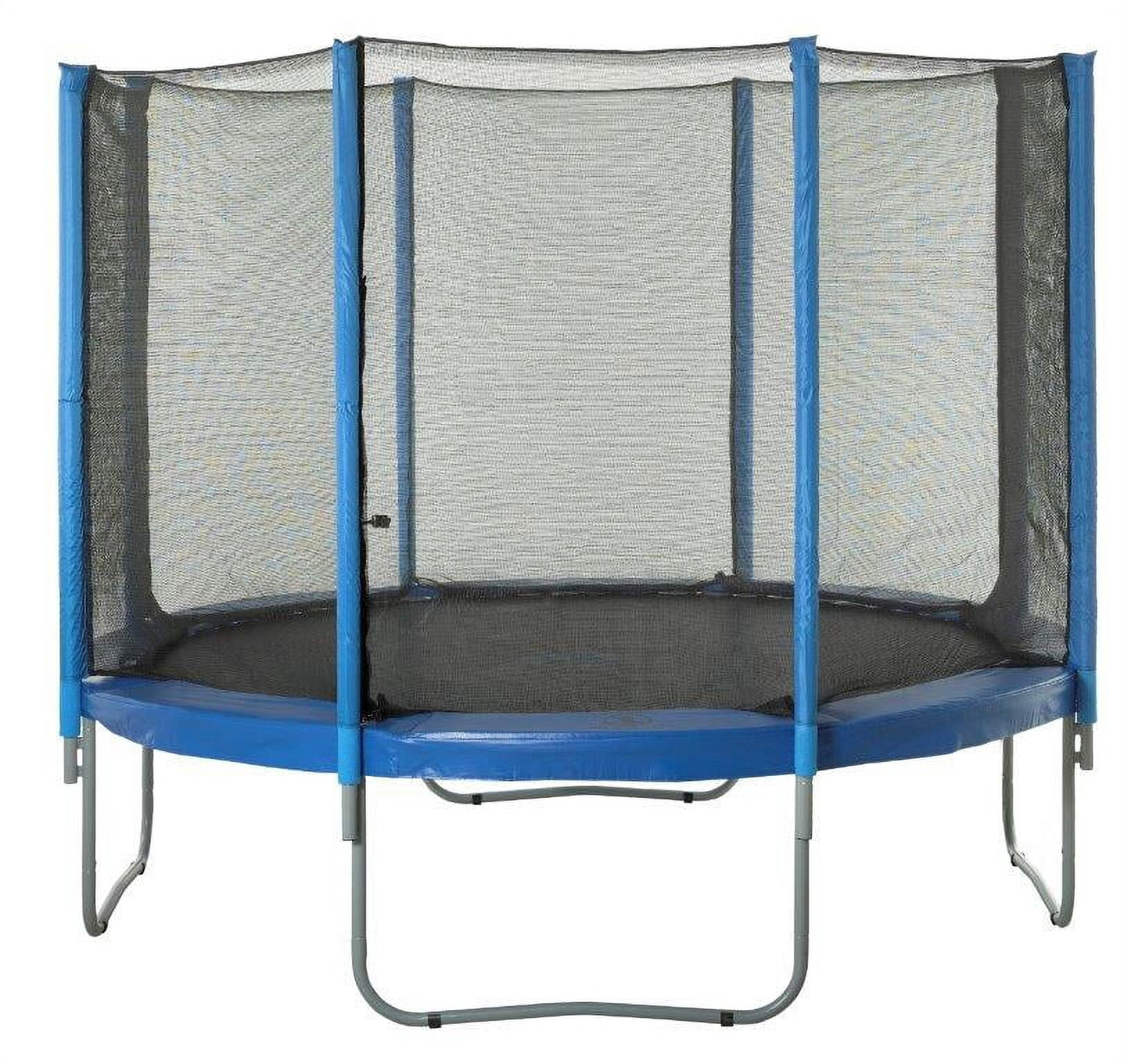 Machrus Upper Bounce Trampoline Net - Trampoline Safety Net Fits 7.5 ft Round Trampoline using 6 Straight poles- Breathable UV and Weather-Resistant Trampoline Net Replacement