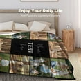 thumbnail image 6 of Custom Photo Blankets Using My Own Photos Personalized Throw Blanket with Pictures Text Customized Blanket for Adults Mom Dad Family Dog Kids Friends Lover Personalized Memorial Gift 60"x80", 6 of 6