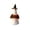 B, variant on YARNOW Halloween Witch Hat Ornament: Pumpkin Witches Hat Decoration - Rustic Fall Table Figurine - Cute Spooky Party Favors for Photo Booth Indoor Displays
