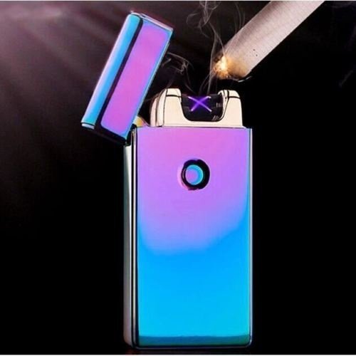 Luxury Metal high-tech USB lighters:Electric ARC USB Rechargeable Flameless Cigarette Cigar Lighter