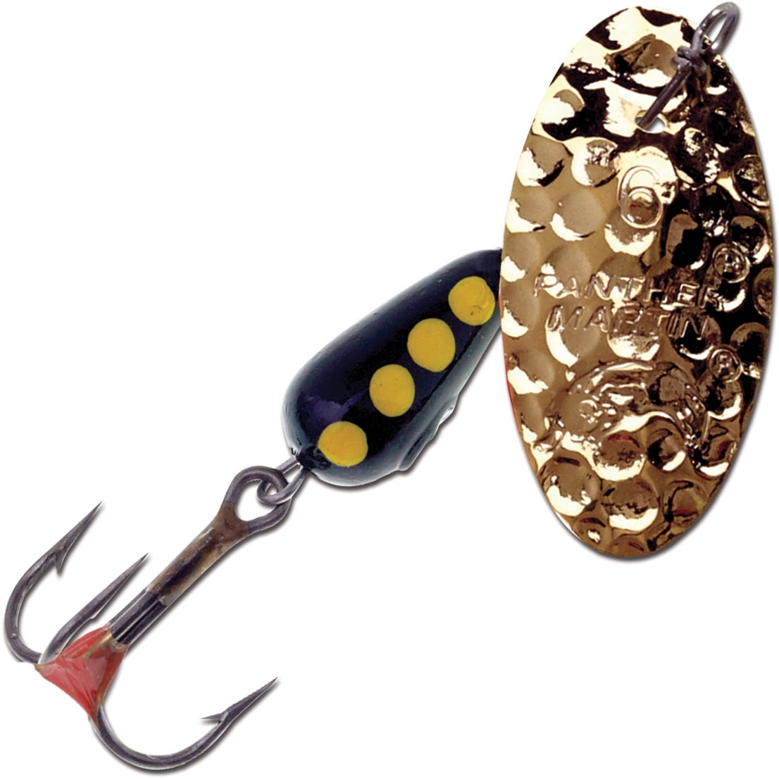 (2 pack) Panther Martin PMHMHS_4_HGG Hammered Scented Fishing Lures - Hammered Gold Garlic - 4 (1/8 oz)