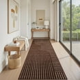 thumbnail image 2 of Boho Area Rug 2x8 Runner Rug Machine Washable Hallway Rugs for Bedroom Non Slip Soft Carpet Geometric Textured Runner for Dining Kitchen Office Living Room Rug-Brown, 2 of 15