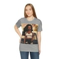 thumbnail image 5 of Vintage Candy's Brand of Rebel Flower Women's Short-Sleeve Crewneck TShirt, 5 of 6