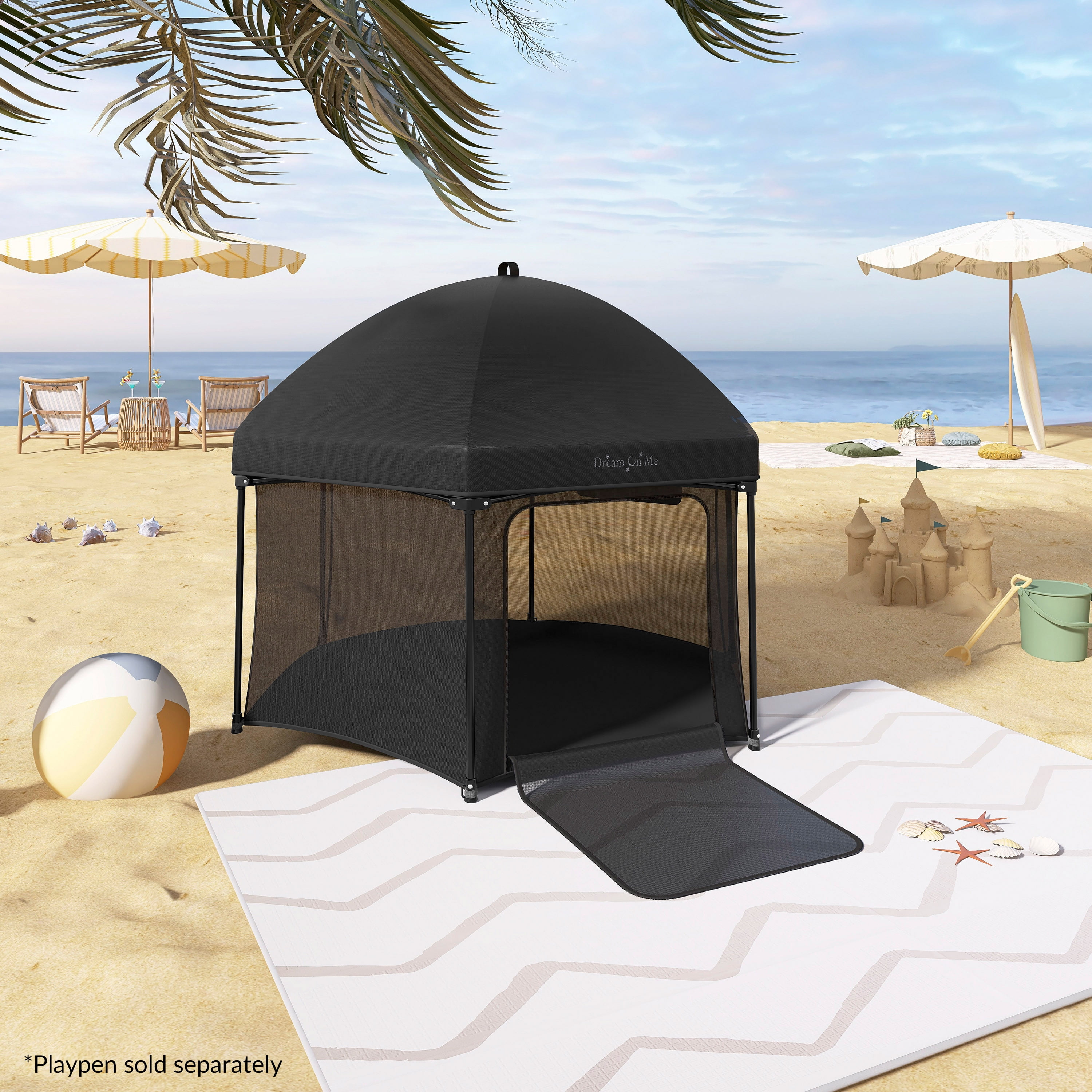 Dream On Me Onyx Canopy, Black