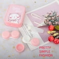 thumbnail image 3 of Two Packs Contact Lens Care Vision Care Nobleness Cute Contact Lens Cases Contact Lens Set Contact Lens kit Set Colored Contact Lenses for Women (Pink Baby), 3 of 8