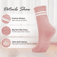 thumbnail image 5 of Zando 3 Pairs Long Pilates Grip Socks for Women Yoga Socks with Grips Hospital Socks Grippy Socks Dance Socks, 5 of 5