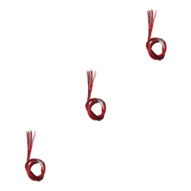 Wweixi 10/Set Exquisite LED Light Fairy Garden Lawn 3V Lamp Post Outdoor Space orange wire length 30cm 3Set