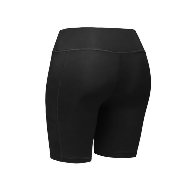 White non see through biker top shorts
