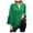 Green-01, variant on STETMN Women's Plus Size Tops Lightweight Notch V Neck Shirt Loose Flare Sleeve T-Shirts