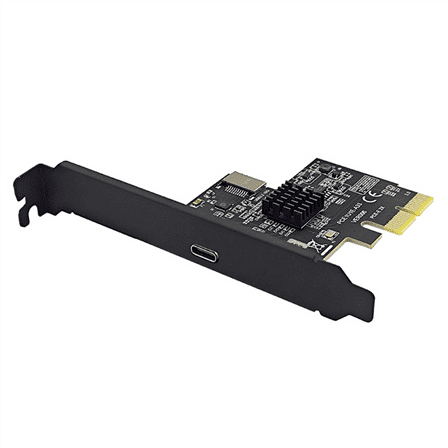 PCI-Express X2 to Type-E   Type-C Expansion Card USB3.2 GEN2 10Gbps ASM3142 Chip PCI-E to USB-C Adapter for Desktop