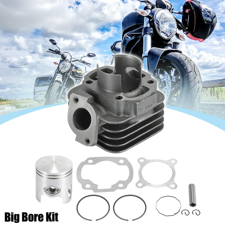 Scooter Cylinder Big Kit with 10mm Piston Pin for Jog Zuma 2 Stroke 50cc - Walmart.com