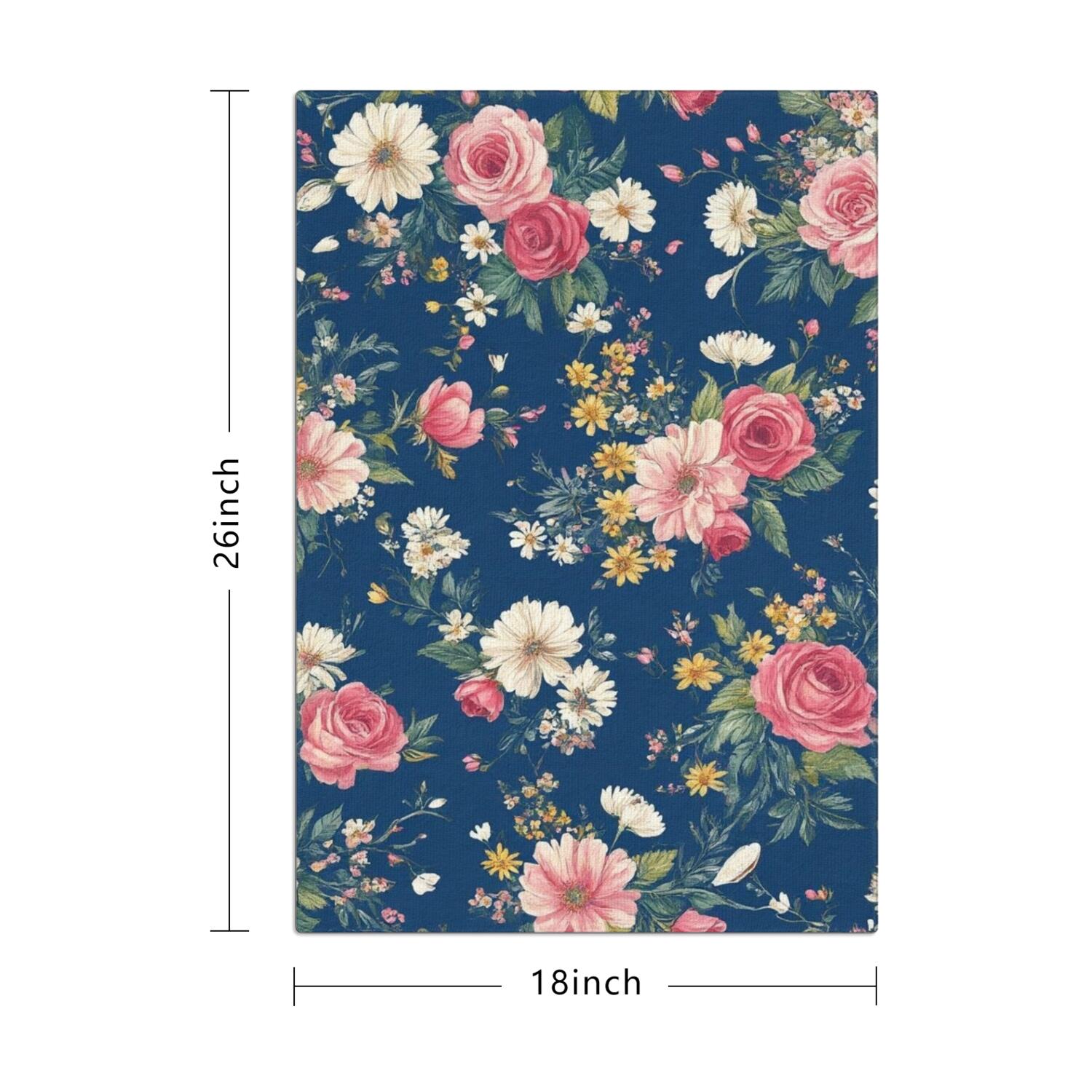 6 Pcs Funny Kitchen Towels,Pioneer Flower Microfiber Dish Towels,Kitchen Tea Towels,Kitchen Towel Set (18" X 26")