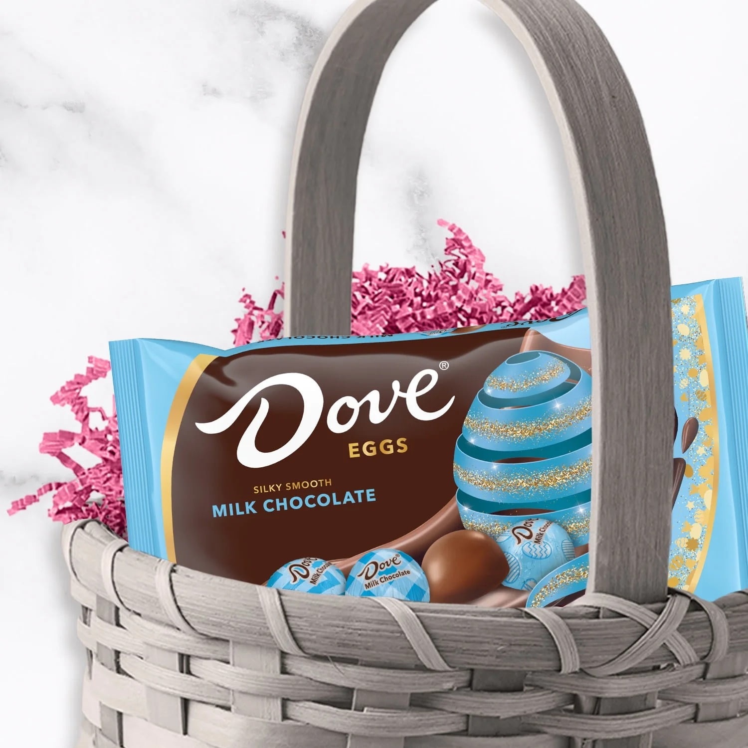 Dove Milk Chocolate Eggs Easter Candy - 8.87 oz Bag (2 Pack)