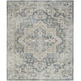thumbnail image 4 of Nourison Astra Machine Washable Persian Grey/Blue 9' x 12' Area Rug (9x12), 4 of 9