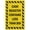 Warning Sign 4, variant on Cassowary Please Drive Slowly Sign, 8"x12" Bright Yellow Aluminum Metal Sign, Pre-Drilled Holes Easy-Mount Sign for Indoor Outdoor Fence Door Gate
