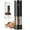 Unit 1-Black, variant on Stainless Steel Electric Salt and Pepper Grinder Set-One-Touch Battery Operated Mill with Adjustable Coarseness & LED Light, Sleek & Durable Grinder for Kitchen New Home Gift Ideas (2 Pack)