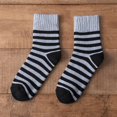 thumbnail image 1 of 2 pairs white of thickened wool socks for men in solid cotton, 1 of 3