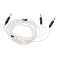 thumbnail image 2 of Cable De Auriculares Mejorado, Cable De Repuesto De Auriculares De Cobre Chapado En Plata De 3,5 Mm A Doble De 3,5 Mm Sin Pérdidas Para T1 II T5, 2 of 7