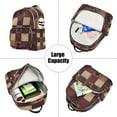 thumbnail image 5 of FORMRS Mini Backpack Purse for Women Quilted Travel Daypack Casual Shoulder Bag, Star Spangled Squares, 5 of 7