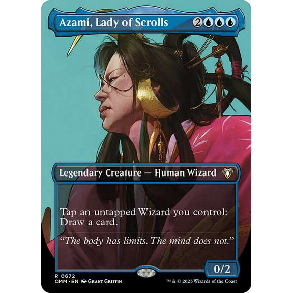 MtG Commander Masters Rare Azami, Lady of Scrolls (Profile) #672