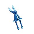 thumbnail image 2 of pitrice Sitting Rabbit Ornament Bunny Figurine for Bookshelf Living Room Bedroom Blue M, 2 of 8
