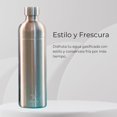 thumbnail image 3 of Botellas de Acero Inoxidable 1L para Gasificador de Agua, 3 of 7
