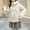 A_ Beige, variant on Women Warm Hooded Padded Jacket Coat Solid Casual Long Sleeve Thick Pockets Outerwear Heart Pattern Cotton Jackets Red M