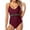 Wine, variant on Womens Swimsuits,AXXD Sexy V Neck Swimsuits Mesh Halter One Piece Monokini Bathing Suit For Clearance Black L