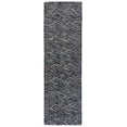 thumbnail image 2 of Safavieh Micro-Loop Hamilton Geometric Runner Rug, Dark Blue/Ivory, 2'3" x 8', 2 of 10