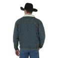 thumbnail image 2 of Wrangler Mens   Rustic Blue Sherpa Lined Jacket XL Denim, 2 of 2